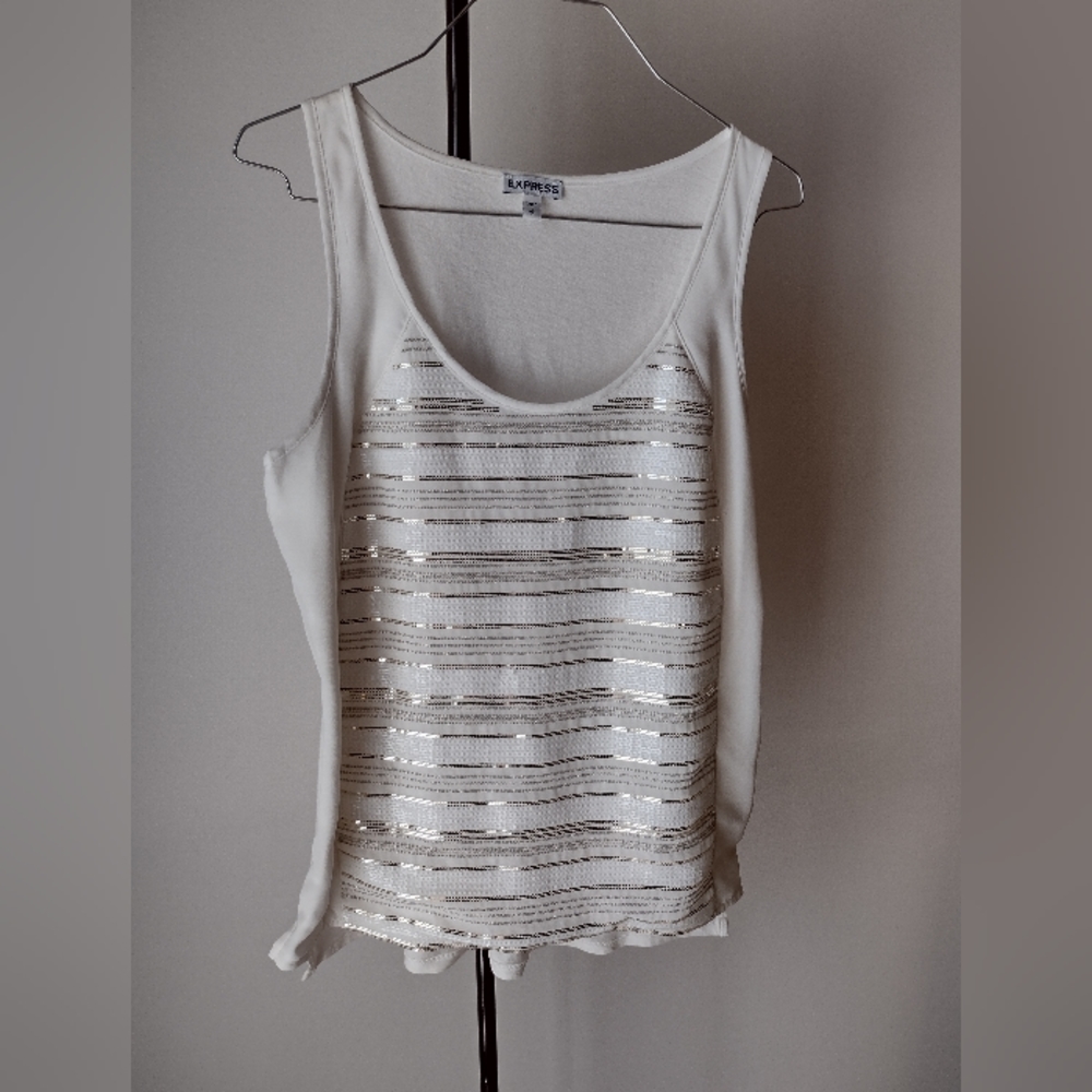 Express sequined tank
